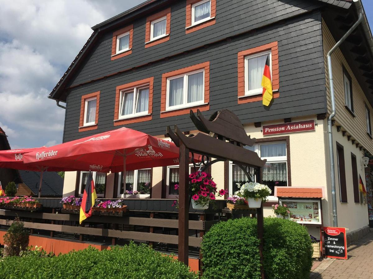 Pension Und China - Thai Restaurant Asia - Haus Ширке Экстерьер фото